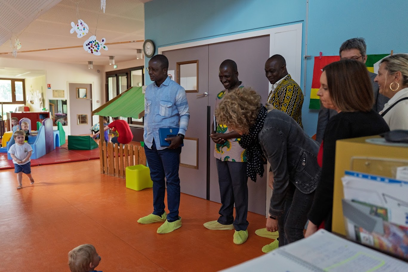 Visite de la crèche Roland Genevois